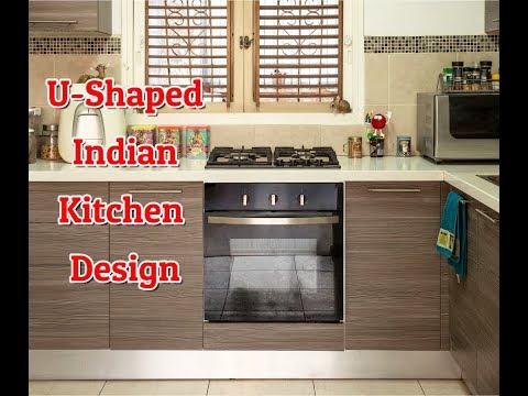 U Shaped Kitchen Design India/ Small U Shaped Kitchen Design Ideas