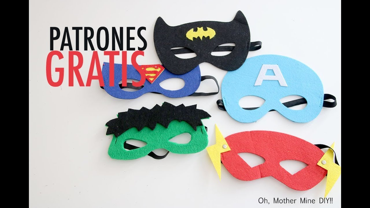 DISFRACES CASEROS: Como hacer capas y máscaras de superhéroes PARTE 2