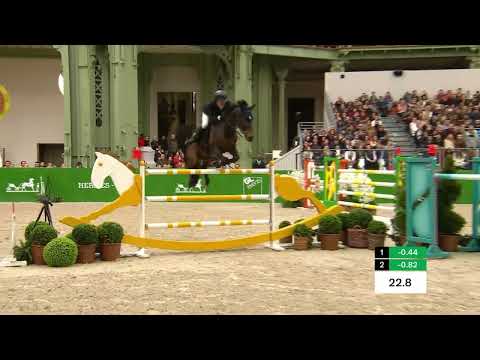 23.03.2025 Paris/FRA: Grand Prix (1,60m) - 1. Simon Delestre/Cayman Jolly Jumper