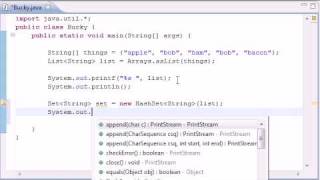 Intermediate Java Tutorial - 16 - HashSet