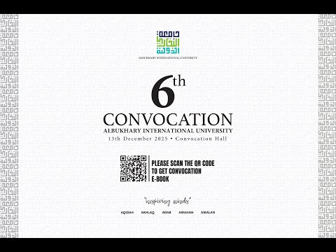 The 6th AIU Convocation Ceremony