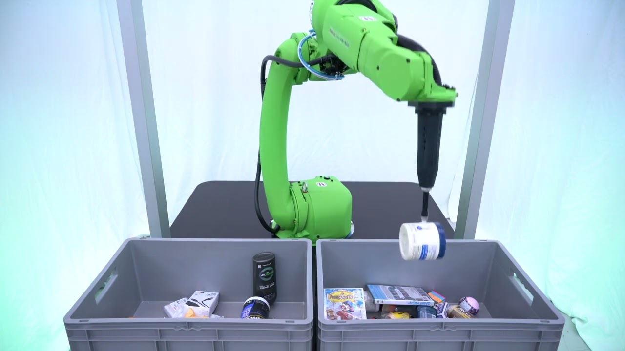 FANUC - CR 15iA tote picking consumer goods - SOUTH COAST ROBOTICS