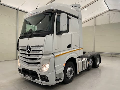 YA66 VSN - Mercedes Actros 2545 6x2 Midlift Tractor Unit | Law Truck Centre UK