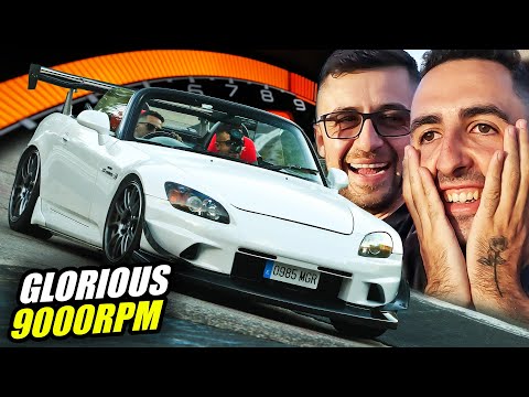 9000 RPM, BIG WING & Loose Hose! Honda S2000 // Nürburgring