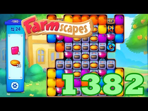 Farmscapes Level 1382 HD Gameplay Walkthrough | 3 - match game | android | ios | pc | GameGo Game