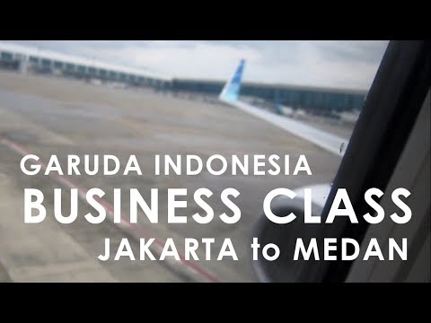 Garuda Indonesia Business Class | Jakarta to Medan