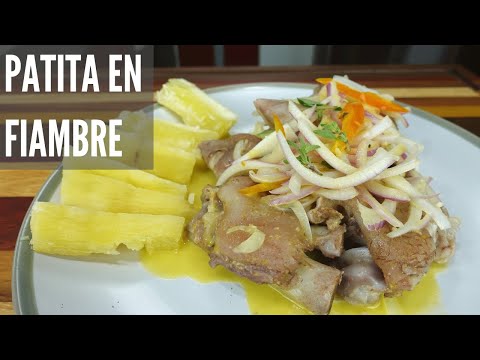 Te enseño a preparar PATITA EN FIAMBRE