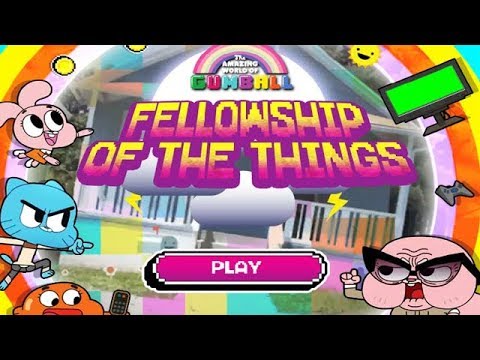 The Amazing World of Gumball: Fellowship of the Things - Where's Our TV? [Cartoon Network Games] Video