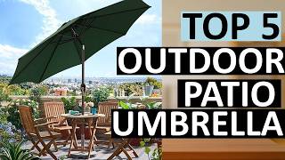 Top 5 Best Outdoor Patio Umbrellas USA 2026 – Buying Guide f