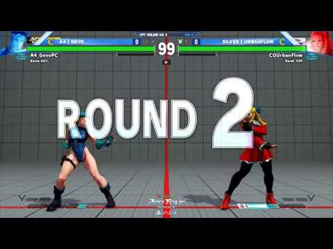 SFV: Silver|UrbanFlow vs A4|Gevo - CPTO North America 3 Top 8 - CPT2017