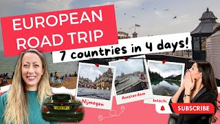 BEST Road Trip Route Across Europe: 7 Countries, 4 Days, 1 Epic Journey! | Europe driving trip