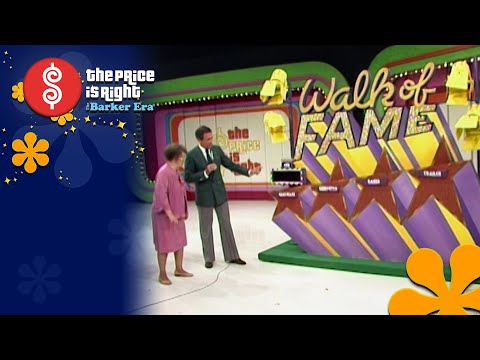 Sweet Contestant Plays Now-Retired Game WALK OF FAME - The Price Is Right 1983