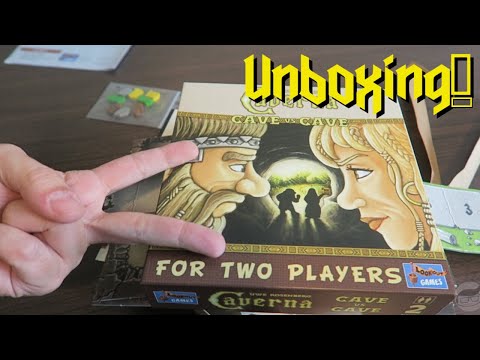 Unboxing Caverna: Cave vs Cave (because why the hell not) ft: Olive