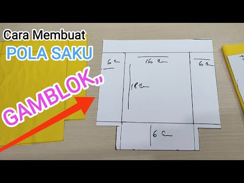 Cara Membuat POLA Saku GAMBLOk.