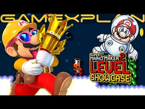 Super Mario Land 2's Space Zone Recreated in Super Mario Maker 2! (Level Showcase)