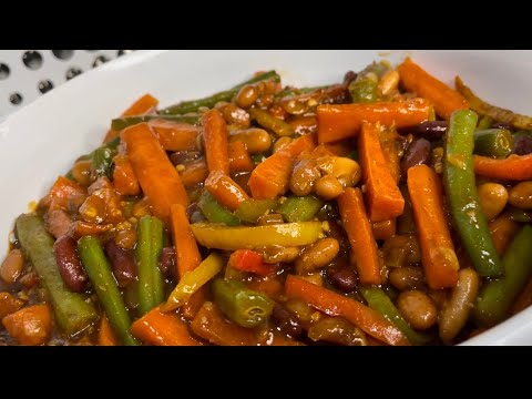 HOW TO MAKE BEAN SALAD | EASY #BEANSALAD RECIPE | #saladideas