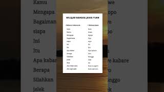 Download lagu BELAJAR BAHASA JAWA YUK !! #shorts mp3