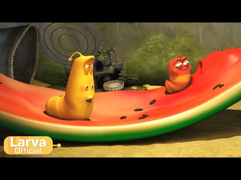 Summer Street Food 🍉 | Food Animation Compilation | Larva TUBA | Official