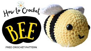 How to Crochet a Bee | Crochet Honey Bee Tutorial Step by Step