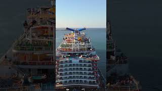 CARNIVAL MARDI GRAS IS SO HUGEEE!😱  #cruiseship #carnival