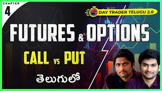 F&o Options Trading Basics in Telugu, PUT OPTION BASICS, CALL vs PUT explained