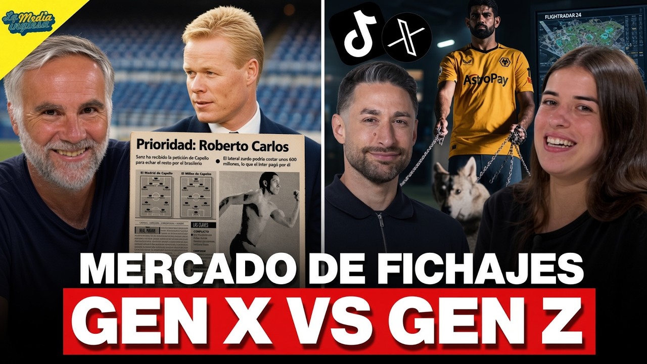 GENERACIÓN X VS GENERACIÓN Z: CÓMO VIVEN EL MERCADO DE FICHAJES