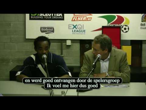 Michael Helegbe werd Man van de match na KVO-BEVEREN