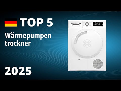 TOP—5. Beste Wärmepumpentrockner. Test & Vergleich 2025