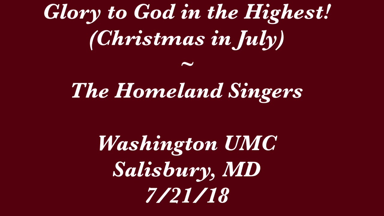 Promotional video thumbnail 2 for The Homeland Singers