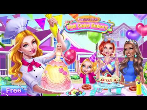 Fashion Doll: Doll Cake Bakery Video