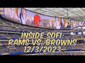 Inside SoFi in 4K: LA Rams Win Big vs. the Cleveland Browns!  #larams #browns #sofistadium