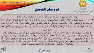 صورة 96 - شرح سنن الترمذي : رقم الحديث 1025 || ماهر ياسين الفحل