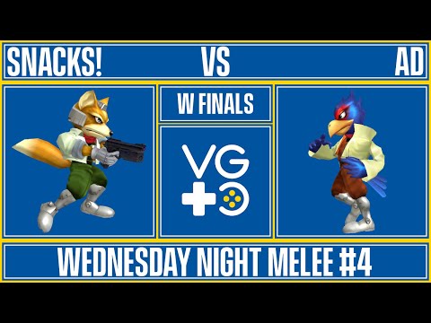 Wednesday Night Melee #4 - Winners Finals - Snacks! (Fox) vs. AD (Falco)
