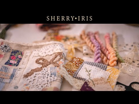 Slow Stitching and Embroidering a Little Pin Cushion