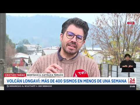Volcán Longaví: más de 400 sismos en menos de una semana | 24 Horas TVN - Red Maule