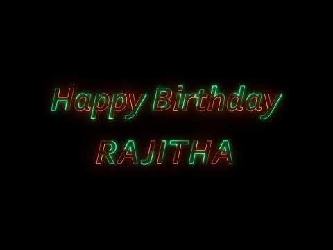 Happy Birthday Rajitha