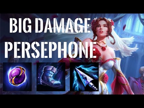 The Auto F6 Goddess! Persephone Mid Gameplay (Smite Conquest)