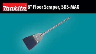 MAKITA 6" Floor Scraper, SDS-MAX - Thumbnail