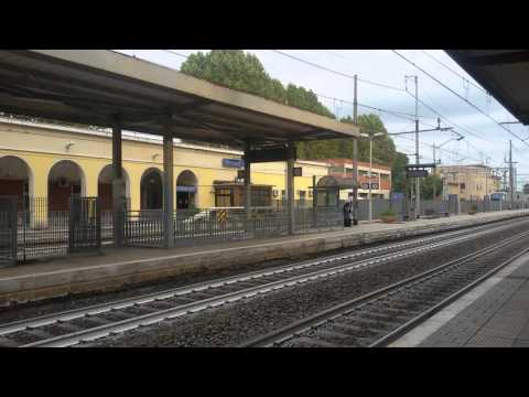 E.402b-E.402a con l'Eurocity Zurigo - Roma Termini in transito a Settebagni