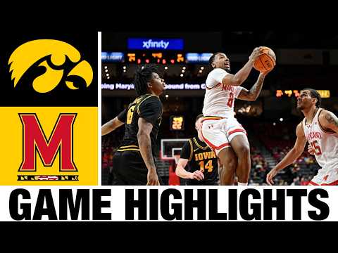 Iowa vs Maryland Highlights | Men's Basketball | College Basketball 2026