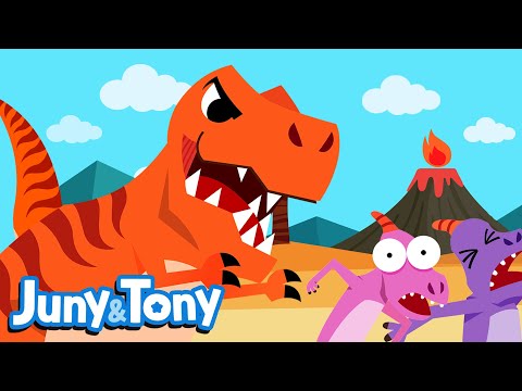Tyrannosaurus Rex | T-Rex, the King of Dinosaurs | Nursery Rhymes | JunyTony