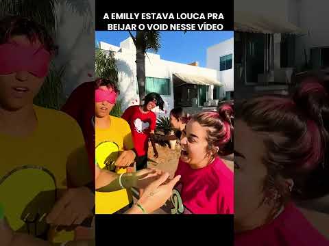 A EMILLY ESTAVA LOUCA PRA BEIJAR O VOID NESSE VÍDEO #katlenof #dosrosas #emillyvickof