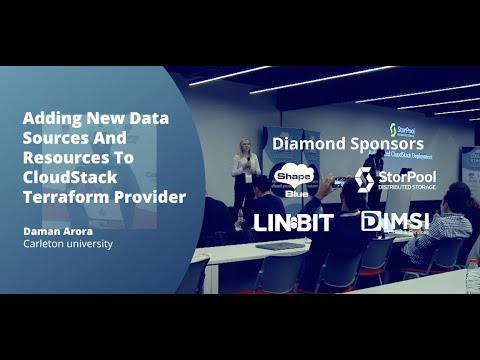 Adding New Data Sources And Resources To CloudStack Terraform Provider - CCC 2022