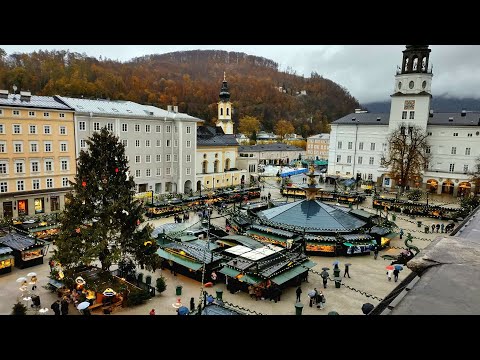 Áustria / Salzburgo - em 24 h - 1.dia de Mercado de Natal na Domplatz