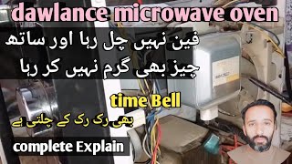 Microwave oven fan and bulb not running | koi chez garam NAHI krha
