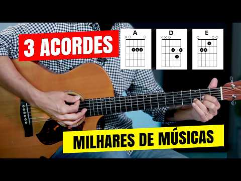 Os 3 acordes Que Servem Para Tocar Tudo No Violão - Prof. Sidimar Antunes