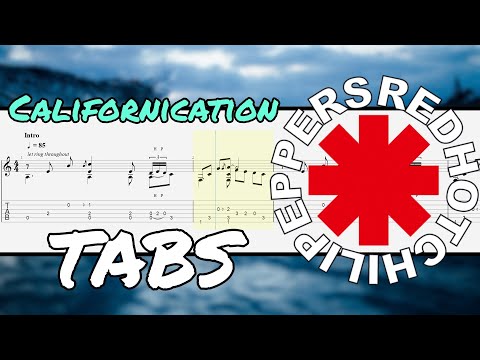 Calofornication (Red Hot Chili Peppers) - Fingerstyle Guitar tabs