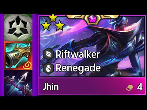3 Star Sureshot Jhin - Hero Jhin (Rule of Four) - TFT 8.5