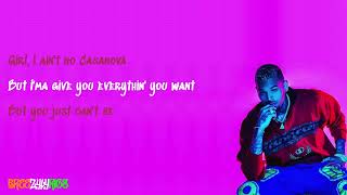 Chris Brown - Hangover [LYRIC VIDEO]