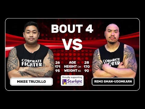 Corporate Fighter 46 Bout 4 Mikee Trujilo VS Remo Sman Udomkran